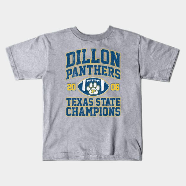 Dillon Panthers Texas State Champions (Variant) Kids T-Shirt by huckblade